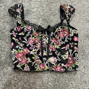 Victoria's Secret Floral Corset